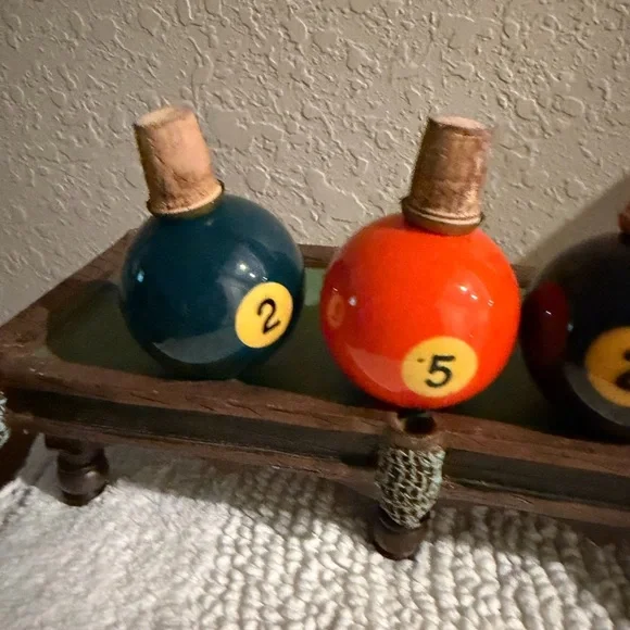 Vintage Billiard pool table coasters bundle - Picture 5 of 9